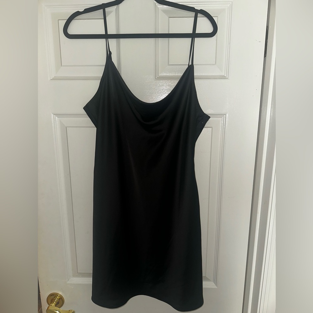 BP Black Satin Dress